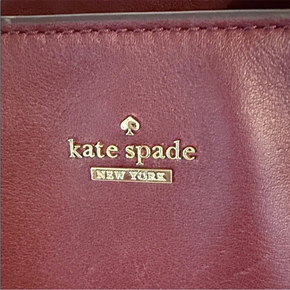 Kate Spade Deep Burgundy Shoulder Bag - Picture 5 of 6